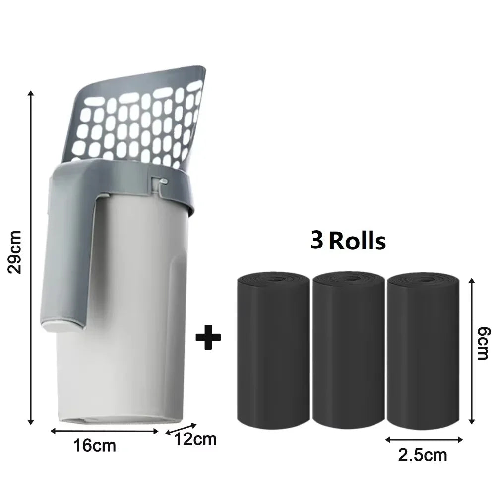 Detachable All in One Cat Litter Scooper 