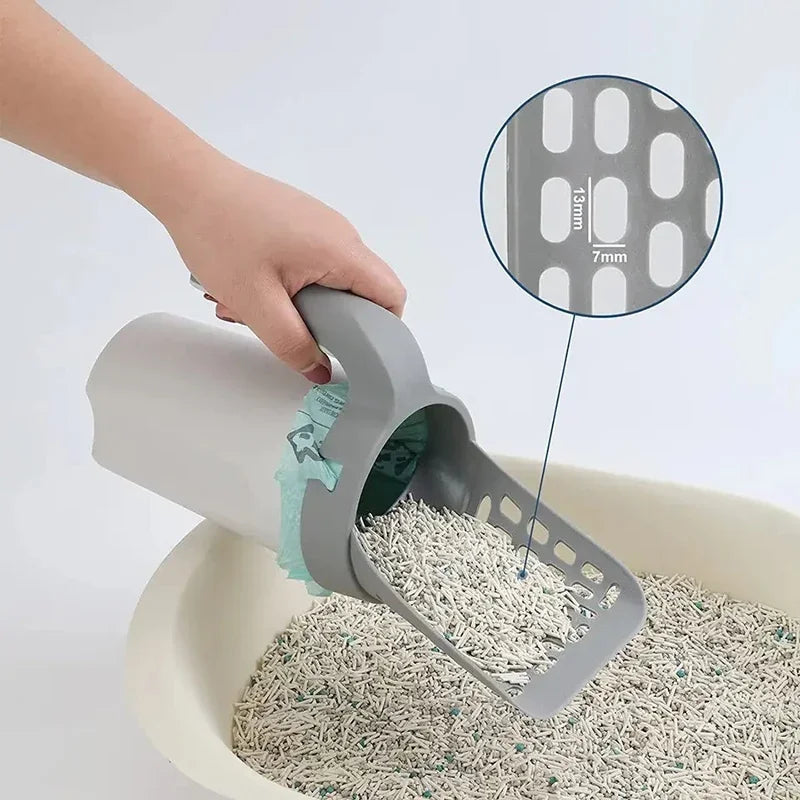 Detachable All in One Cat Litter Scooper 