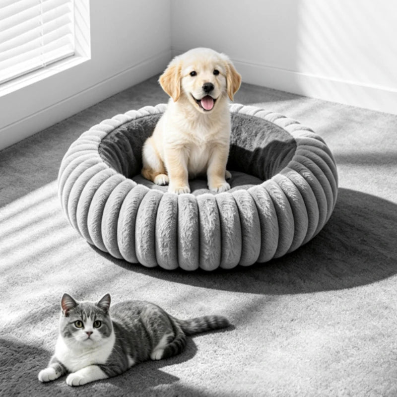 Electric Heating round pet Bed 
