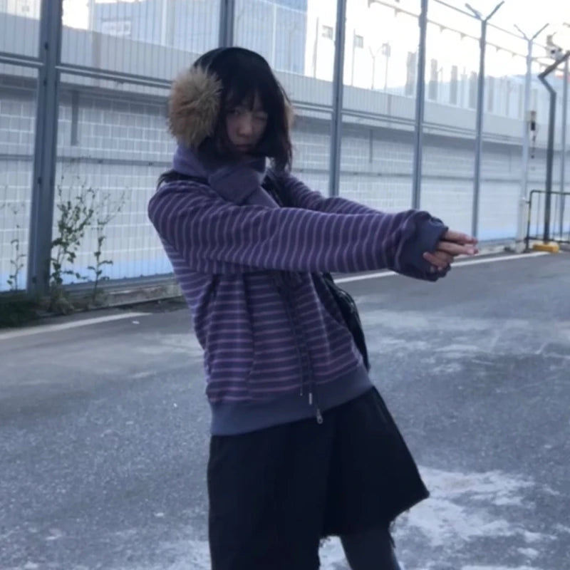 Turtleneck Knitted Jacket 