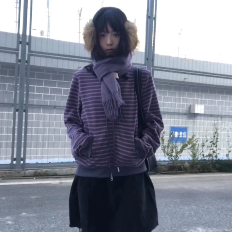 Turtleneck Knitted Jacket 