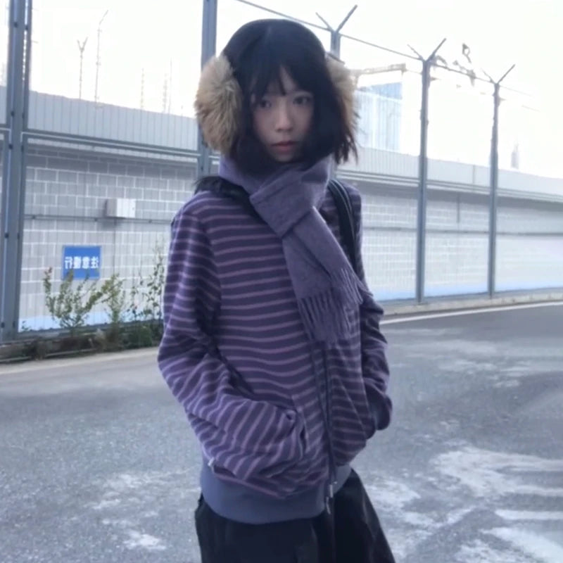 Turtleneck Knitted Jacket 