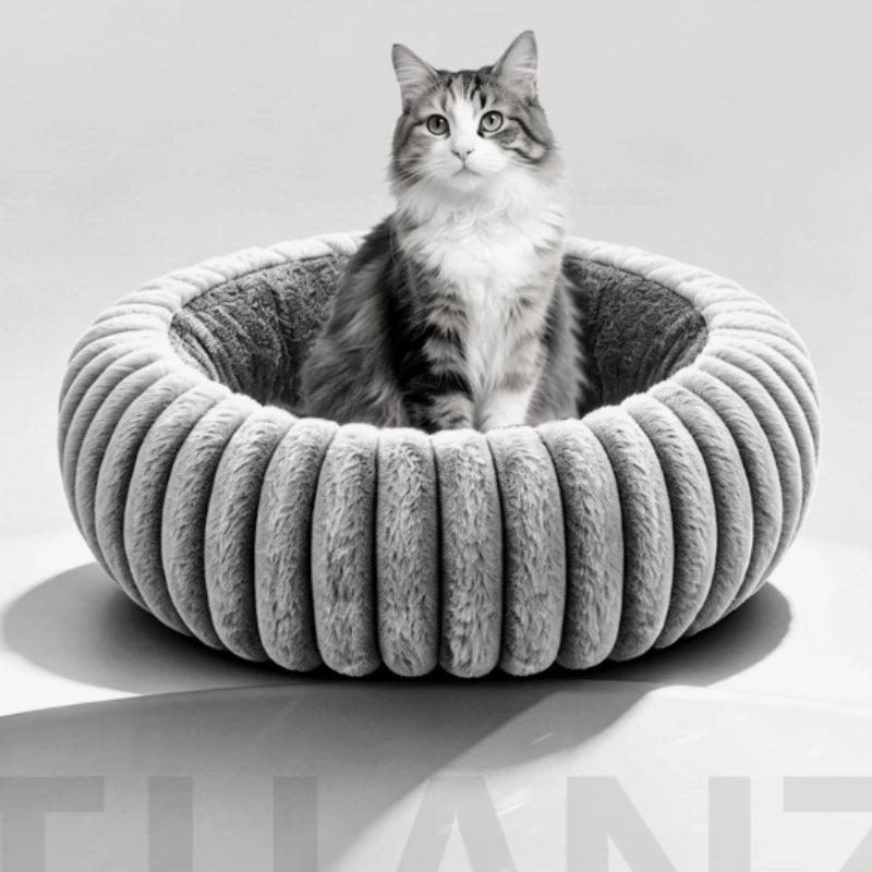 Electric Heating round pet Bed 