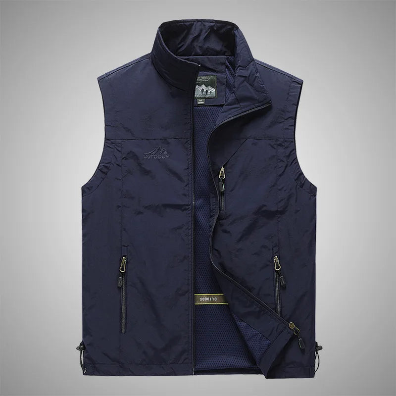 New Men Waistcoat Outdoor Leisure