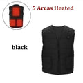 Men Autumn Winter Smart Heating Cotton Vest 9 Area Heated