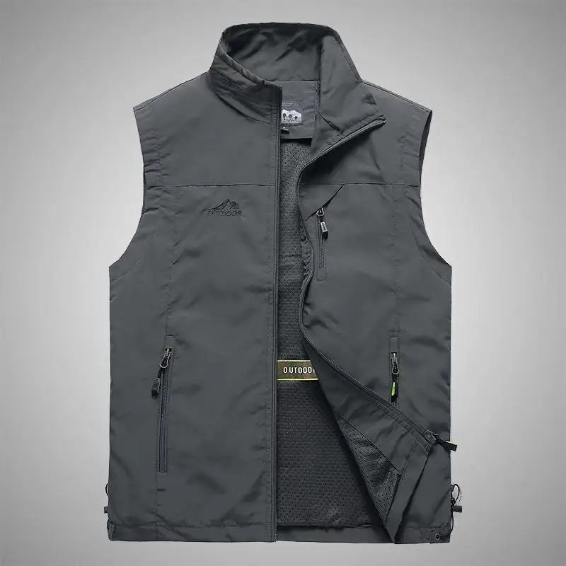 New Men Waistcoat Outdoor Leisure