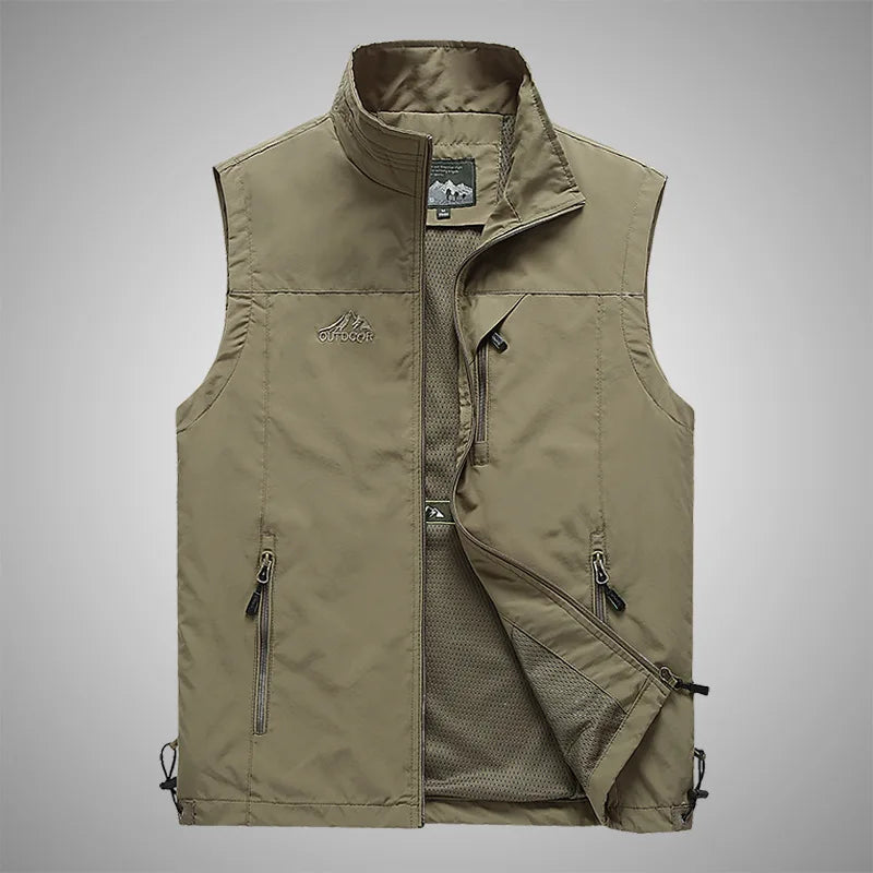 New Men Waistcoat Outdoor Leisure