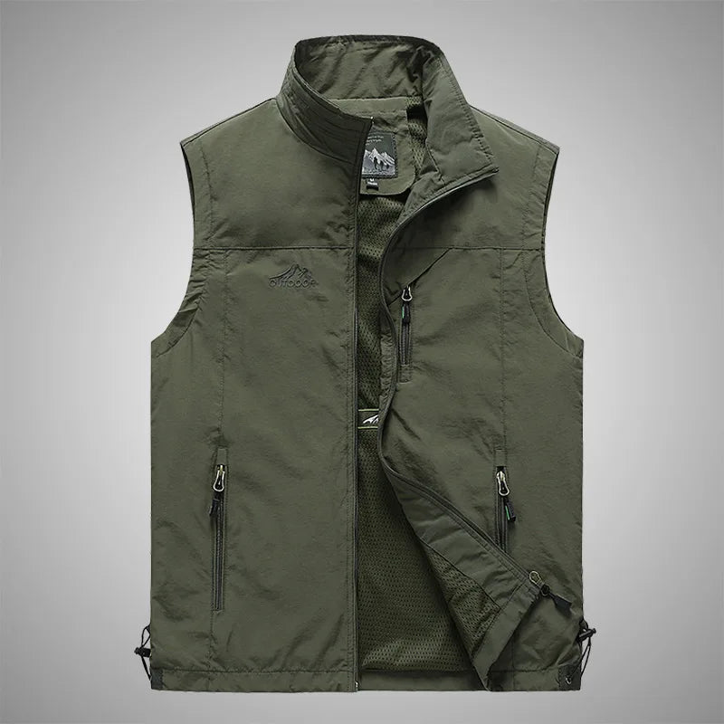 New Men Waistcoat Outdoor Leisure