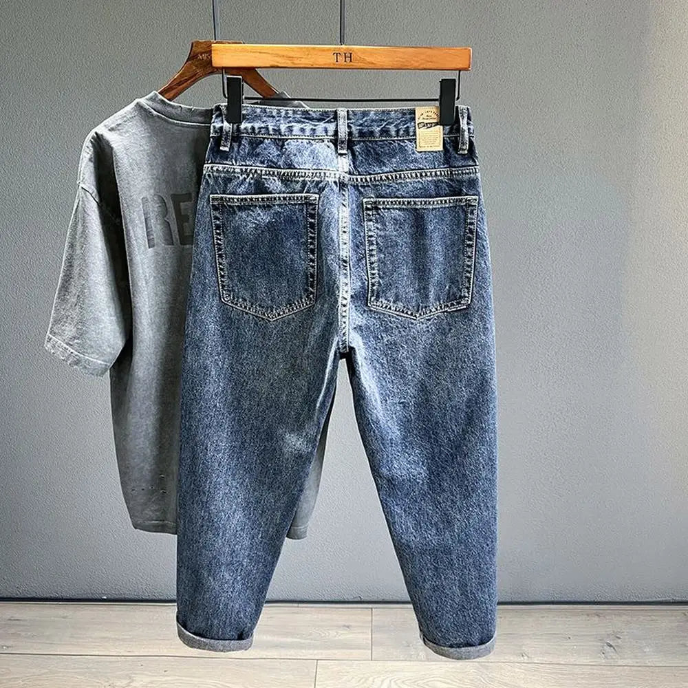 Vintage Loose Tapered Men's Jeans