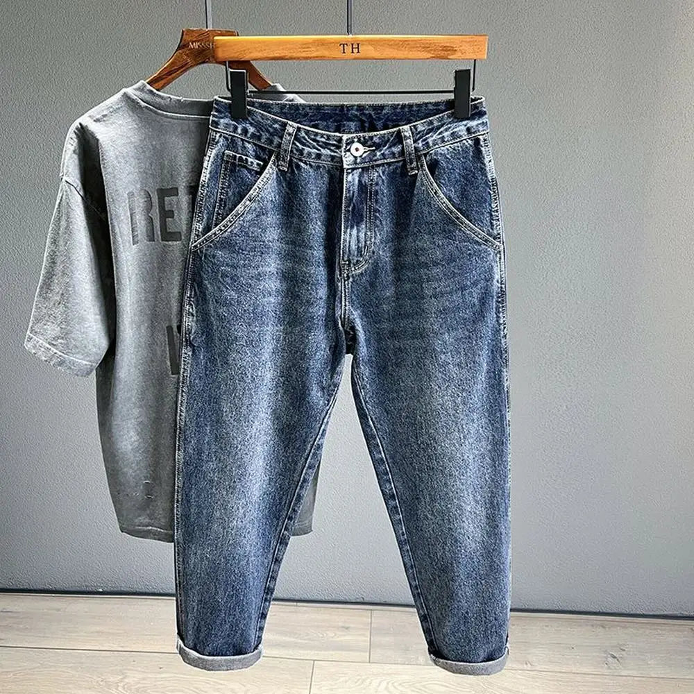 Vintage Loose Tapered Men's Jeans