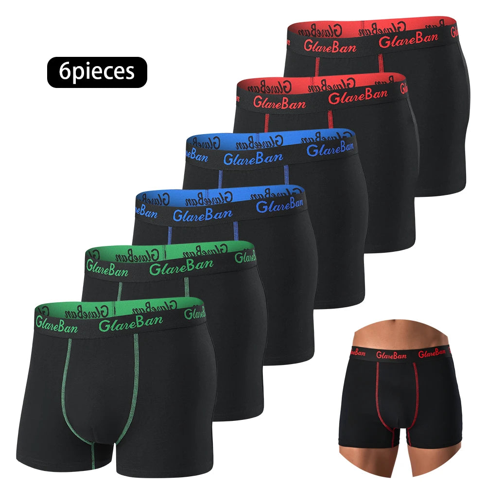 6pcs Pack Cotton Boxer