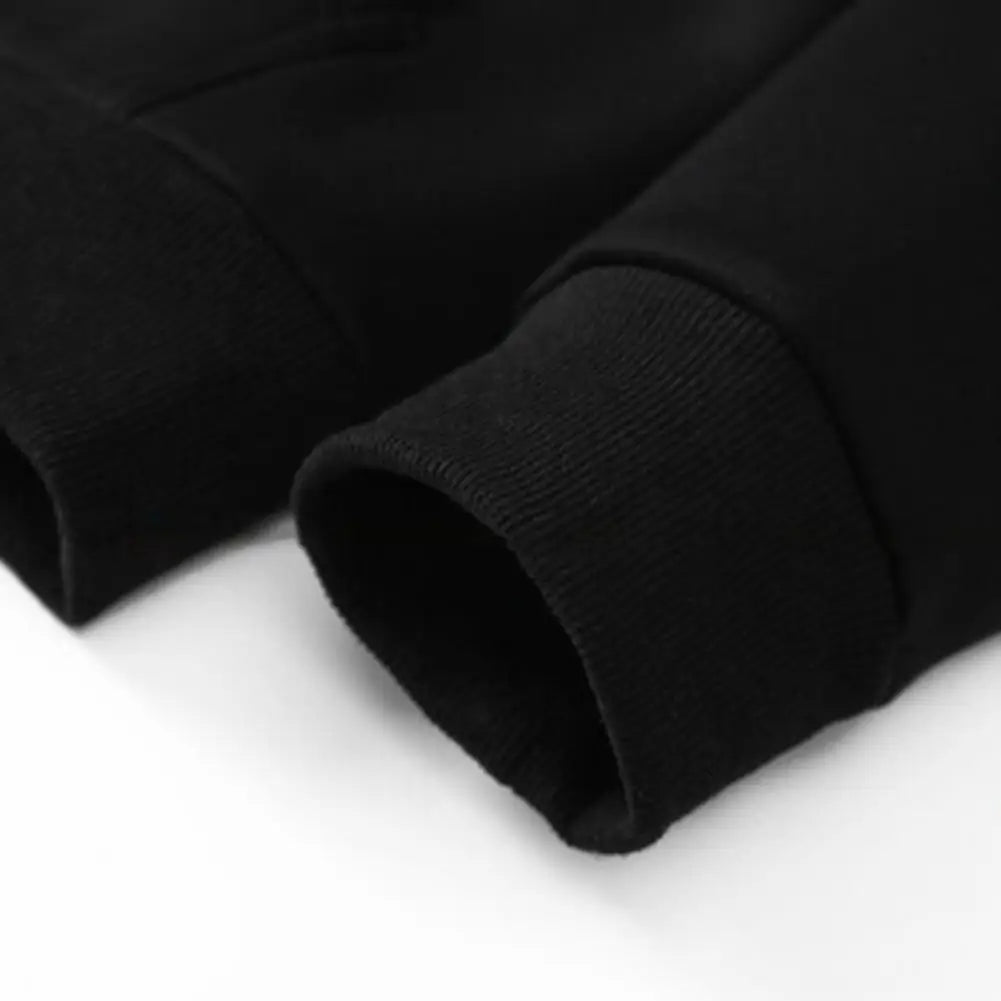 Trendy Sweatshirt Coat Front Pockets