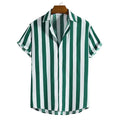 Striped Simple men's Shirt Casual Loose