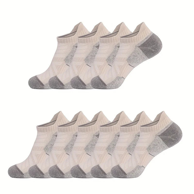 5 Pairs Unisex Merino Wool Ankle Hiking Running Socks
