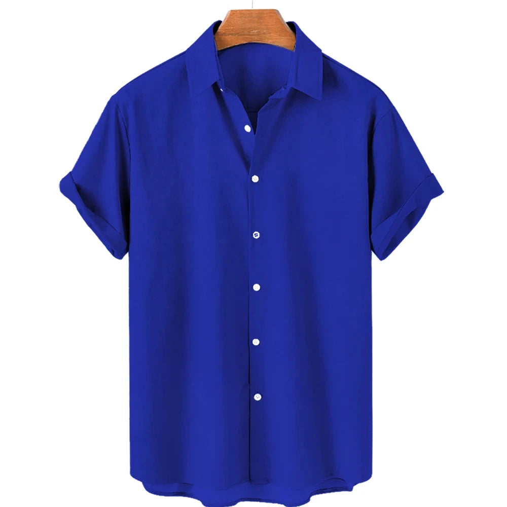 Solid Color Shirt For Men