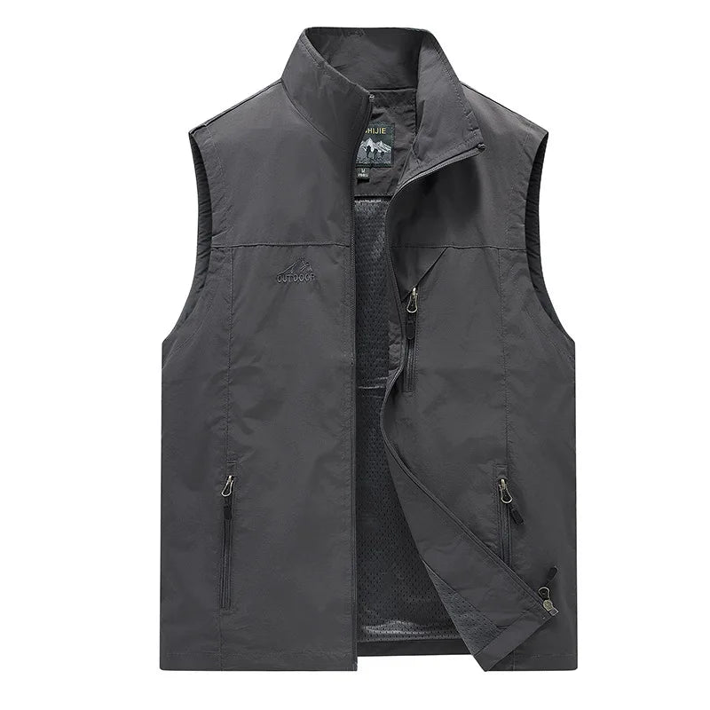 New Men Waistcoat Outdoor Leisure