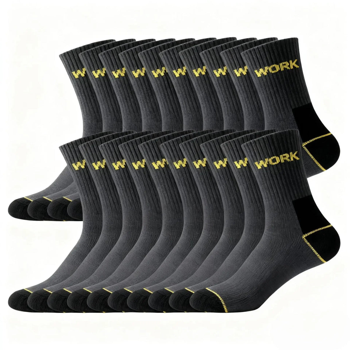1/10/20Pairs Men's Crew Socks Breathable Moisture Wicking Sports Socks