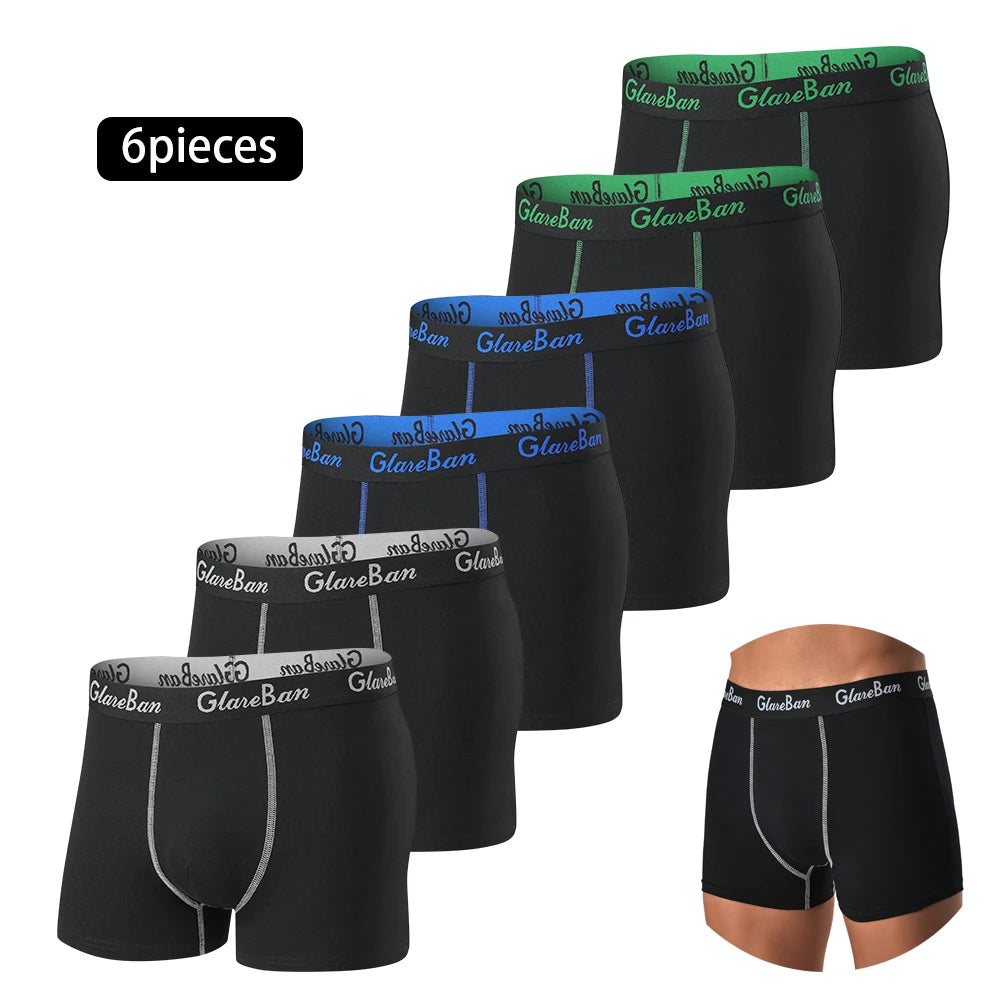 6pcs Pack Cotton Boxer