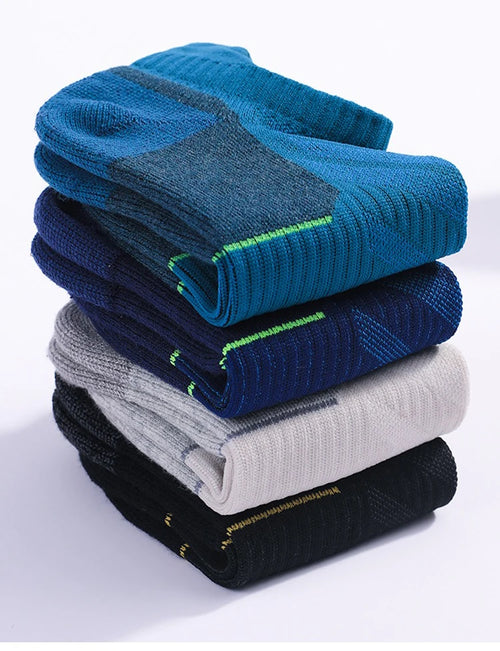 5 Pairs Unisex Merino Wool Ankle Hiking Running Socks