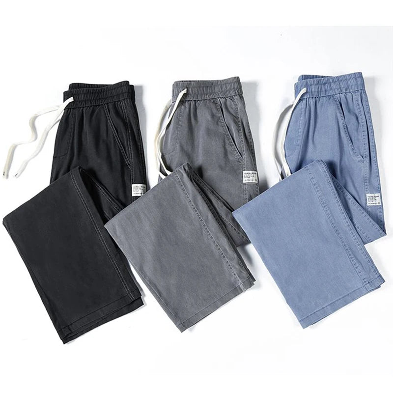 Thin Loose Straight Denim Pants