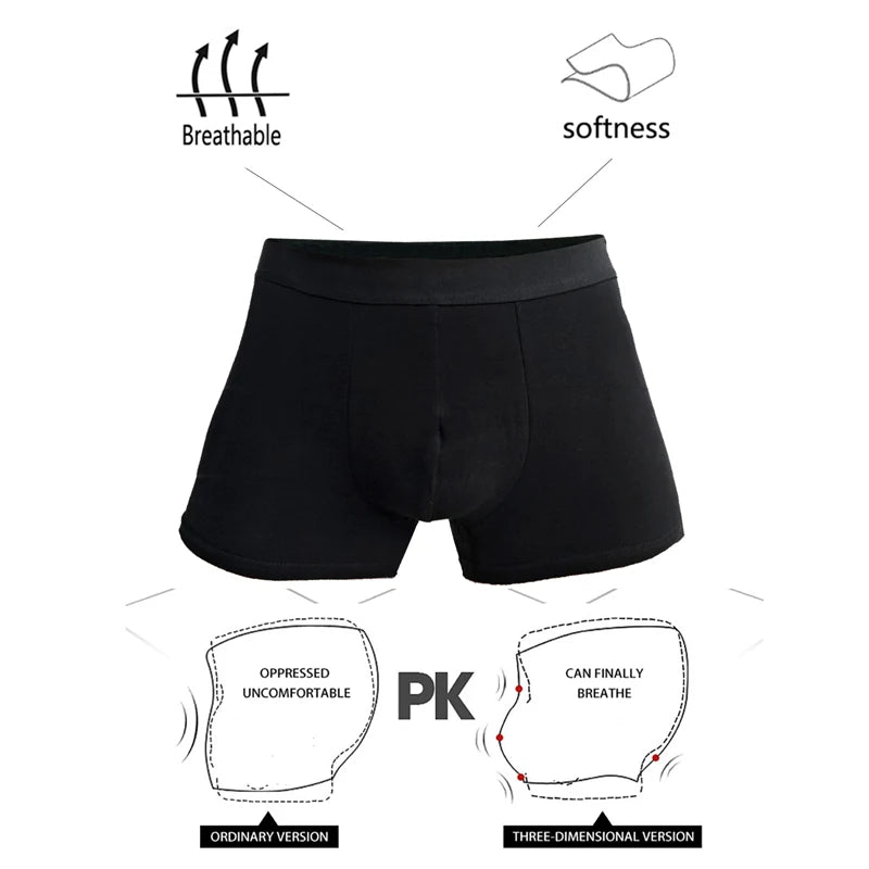 8pcs Boxers Cotton Underwear for Men Sexy Men's Panties