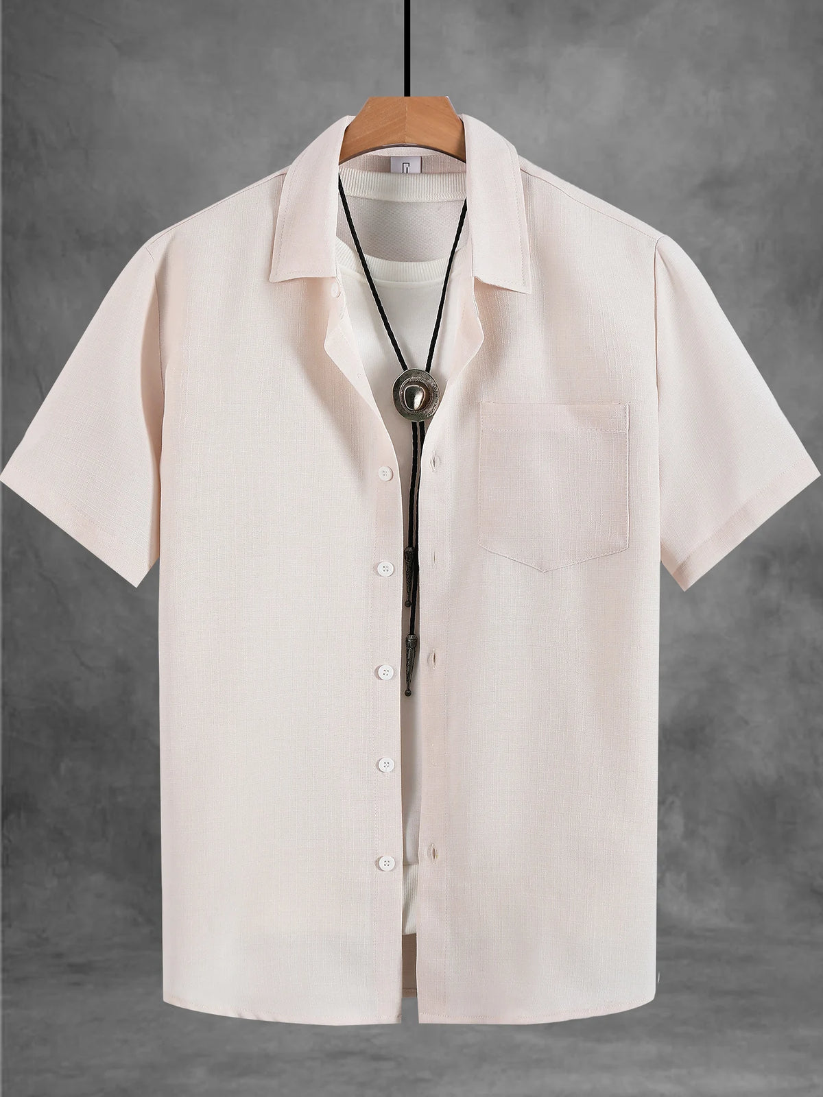 Men's Casual Linen Short Sleeve Shirts