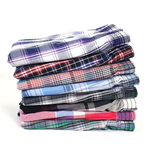 5Pcs/lot Boxer Men Thin Summer Underwear Cotton