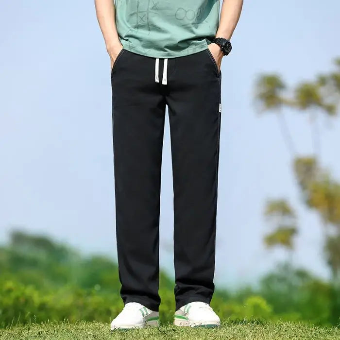 Thin Loose Straight Denim Pants
