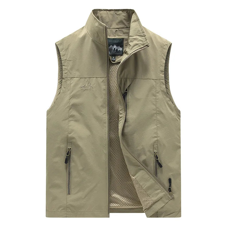 New Men Waistcoat Outdoor Leisure