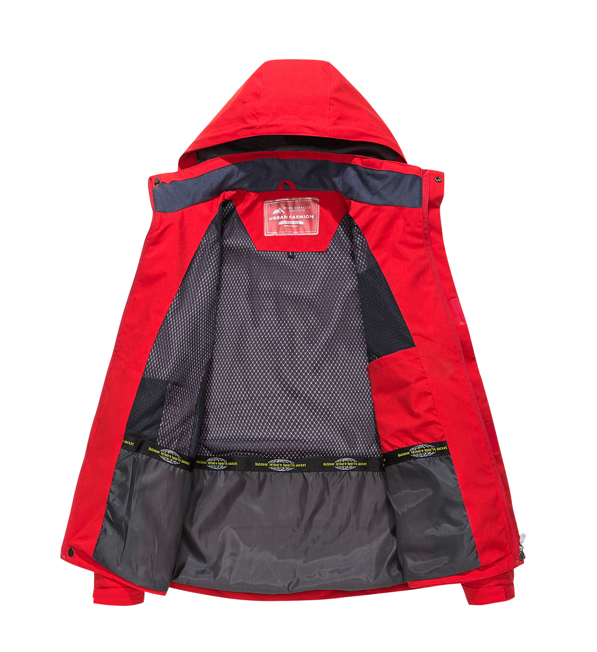 Men's Waterproof Hiking Jacket Large Size Windproof Windbreaker Camping Hunting Running Trekking Fishing Coat Men Outdoor
