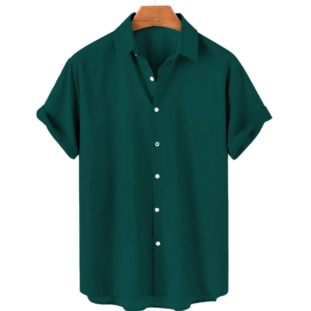 Solid Color Shirt For Men