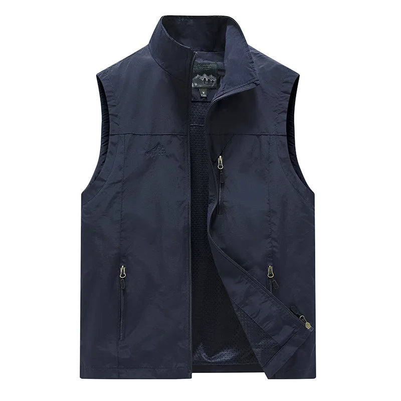 New Men Waistcoat Outdoor Leisure