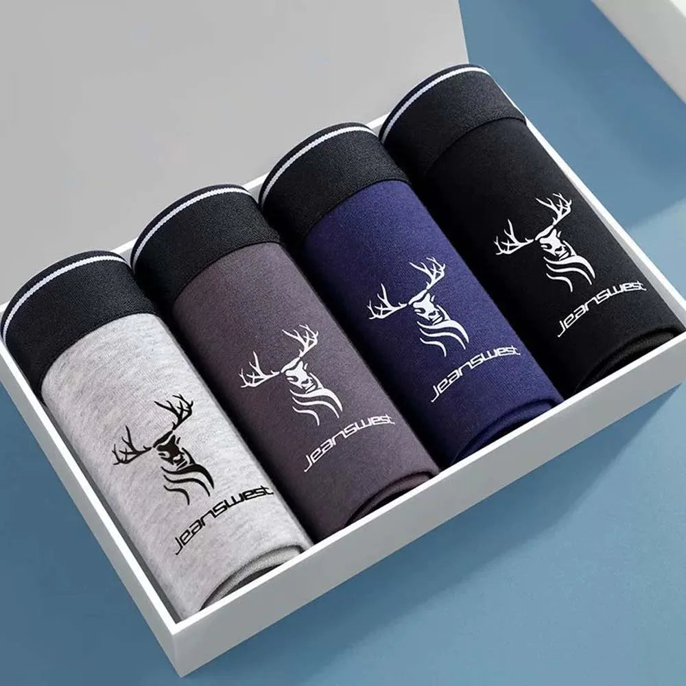 4/8Pcs Boxers Man Breathable Cotton Man Underwear