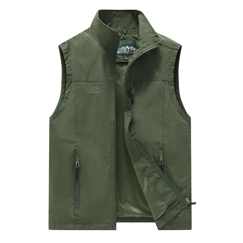 New Men Waistcoat Outdoor Leisure