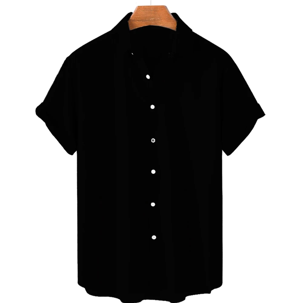Solid Color Shirt For Men