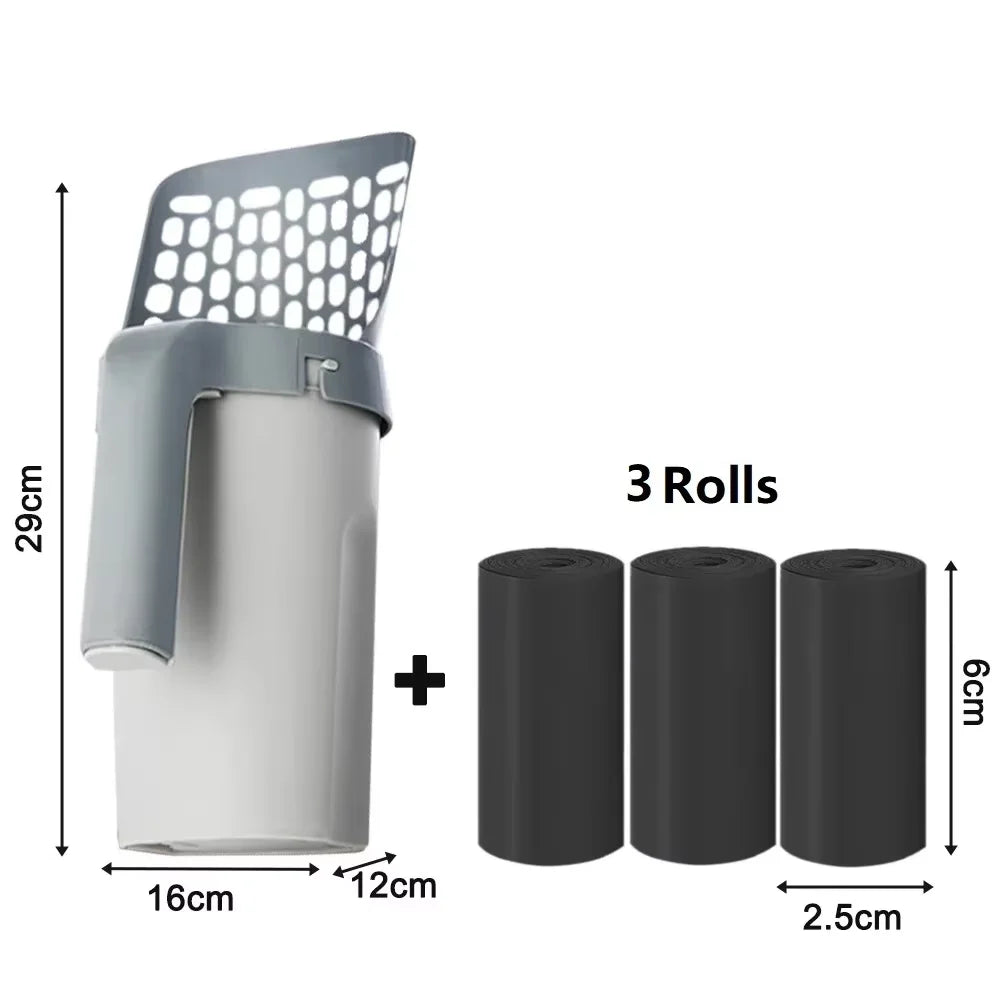 Detachable All in One Cat Litter Scooper 