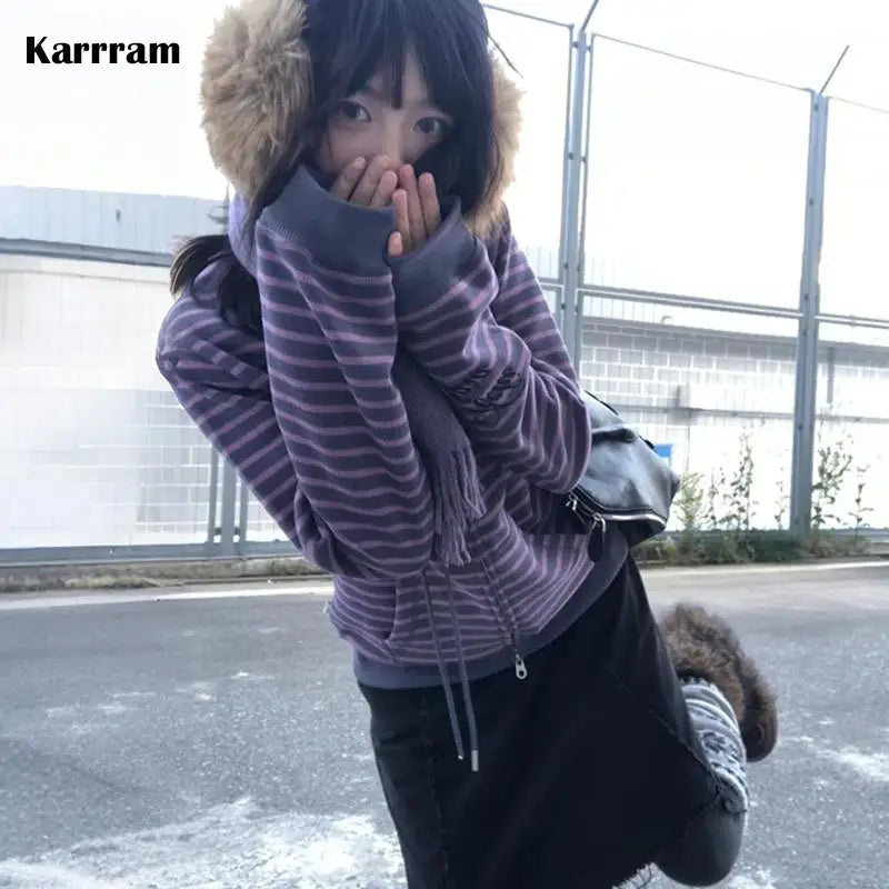 Turtleneck Knitted Jacket 