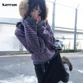 Turtleneck Knitted Jacket 